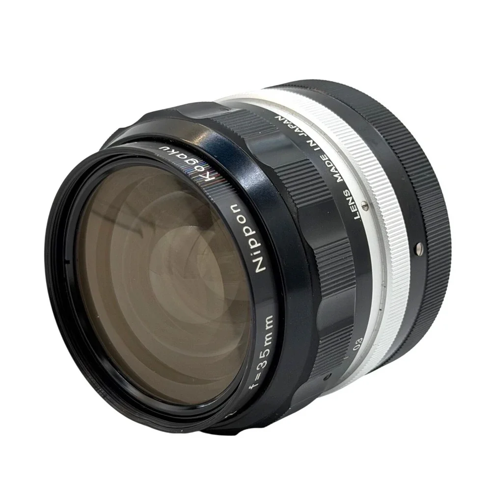 MINT Nippon Kogaku Nikkor-O Auto 35mm f2 Wide Angle Lens NON AI Nikon F Mount